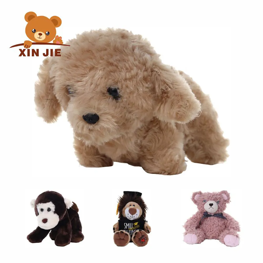 Nuovo Design personalizzato peluche cane farcito peluche bassotto Unisex regali per bambini da 5 a 7 anni 7 giorni PP cotone 300 pezzi muslimah