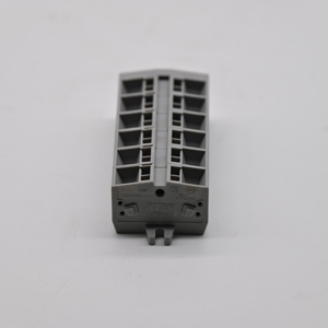 Bloque de terminales de cableado de entrada frontal de 2 conductores 28-12AWG PA66 Mini bloque de terminales de resorte con bridas de fijación - Product Image 5