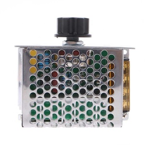 Professional Voltage Regulators 4000W 220V High Power <strong>SCR</strong> Speed <strong>Controller</strong> Electronic Voltage Regulator Governor Thermostat - Product Image 2