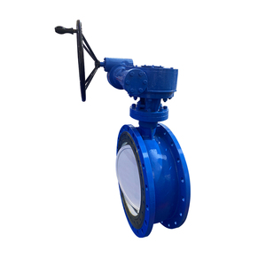 D343w Hướng dẫn sử dụng điện ba Lập Dị con dấu kim loại bướm van quay đĩa Worm Gear van cho nước phương tiện truyền thông - Product Image 6