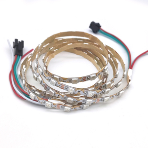 DC5V WS2812B striscia LED indirizzabile individualmente a forma di S SMD 5050 RGB Smart Light per insegne al Neon separate personalizzate