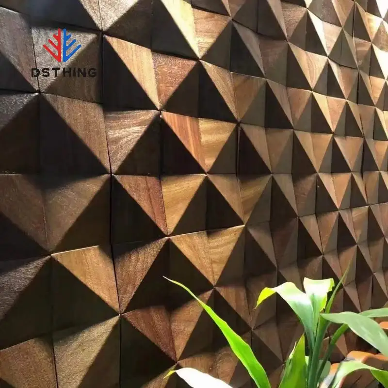 AISEN DSTHING-Panel decorativo de madera sólida, decoración de pared, calidad de importación y exportación