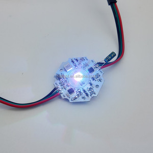 WS2811 3W ad alta potenza RGB Full Color LED Pixel modulo luce DC12V LED punto sorgente luminosa per uso pubblicitario scatola di illuminazione