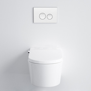 電子透かしCeウエスタンリムレスビデ加熱フローティングバックマウントエイダ高さスマートトイレボウル全機能 - Product Image 3