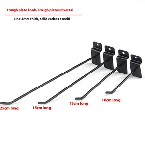 Nhà Máy <span class=keywords><strong>slatwall</strong></span> phụ kiện đá phiến tường kệ Chân đế treo Công cụ <span class=keywords><strong>slatwall</strong></span> móc hiển thị móc - Product Image 2