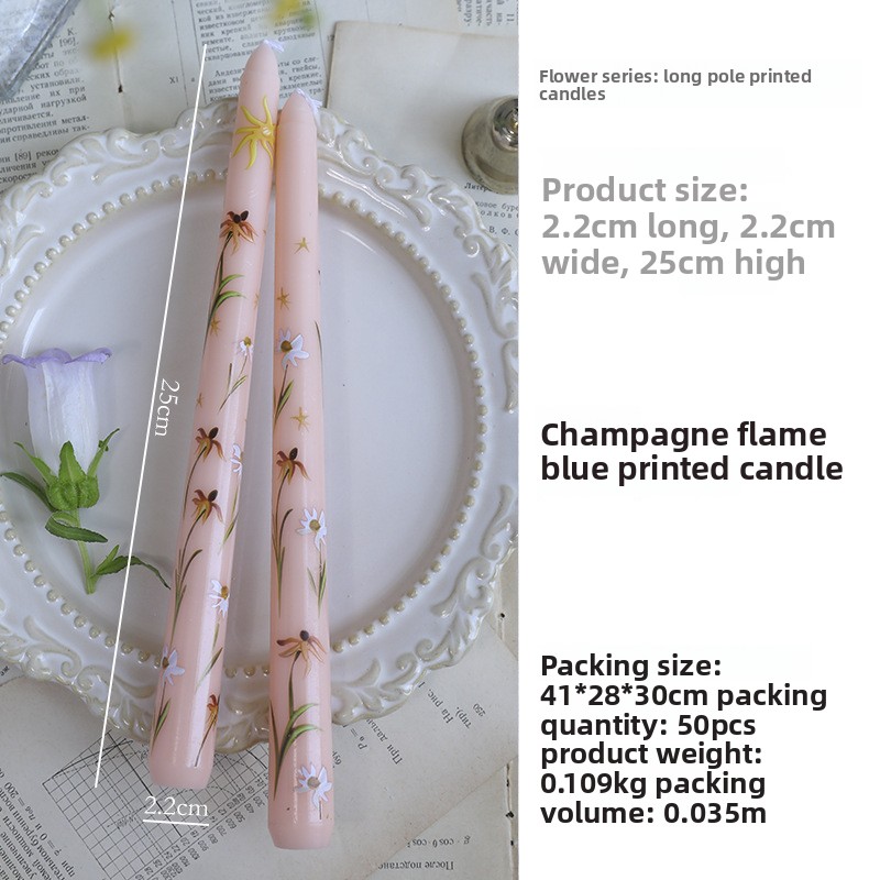 Orchidée flamme Champagne