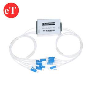 8CH 8 <strong>Channel</strong> CCWDM WDM Filter Device OADM Mux Demux Module Compact Fiber Multiplexer CWDM - Product Image 2