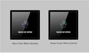 Wave to <strong>Open</strong> 3~30m No Touch <strong>Exit</strong> <strong>Button</strong> Door <strong>Exit</strong> <strong>Button</strong> for Access Control Touchless Infrared Sensor <strong>Exit</strong> <strong>Push</strong> <strong>Button</strong> - Product Image 2