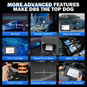 Xtool D8s Vollsystem-Auto diagnose tools Verbessert für Xtool D7s OBD2-Scanner Bidirektional 38 Services Fd 2024 Engine Analyzer - Product Image 5