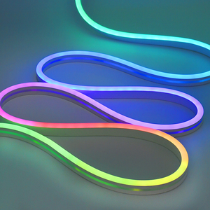 New Design Pure Silicone <strong>Led</strong> Neon Light <strong>Kit</strong> IP67 DC24V RGBIC 2m 3m 5m/set <strong>6</strong>*13MM 8*17MM Diy Holiday Decoration Neon Light <strong>Kit</strong> - Product Image 5