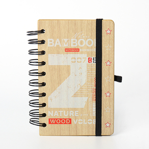 OEM WOOD PAPER COVER <strong>NOTEBOOK</strong> CUSTOM A6 SPIRAL <strong>NOTEBOOK</strong> <strong>WITH</strong> CMYK <strong>PRINTING</strong> - Product Image 4