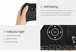 H9 Backlit <strong>Keyboard</strong> Mini Wireless <strong>Keyboard</strong> Air Mouse Flying Mouse Remote <strong>Control</strong> USB2.4GHz