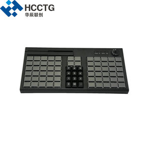76 teclas USB PS/2 de alta calidad membrana programable POS teclado KB76M