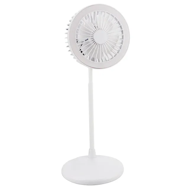 Led Bureau Ventilator Met Licht En Usb Hub Draagbare Oplaadbare Usb Ventilator Met Led Licht, Luidspreker, gebruik In Kantoor, Woonkamer