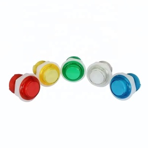 Factory Price 24mm Arcade <strong>Push</strong> <strong>Button</strong> 5V&amp;12V <strong>LED</strong> Arcade <strong>Button</strong> Illuminated <strong>Push</strong> <strong>Button</strong> Switching
