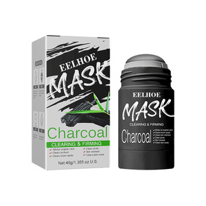 EELHOE patlıcan çamur maskesi sopa derin temizlik Anti akne yağ kontrolü katı YEŞİL ÇAY kil maskesi sopa - Product Image 3