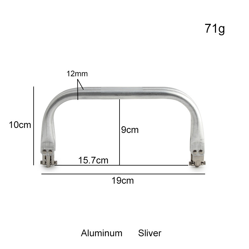 75 pollici argento 19 cm