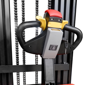 Hydraulic Full Electric Pallet Shape <strong>Used</strong> Reach Walkie Stacke Electric <strong>Stacker</strong> Pallet Lift <strong>Stacker</strong> Man on Board with Pantograph - Product Image 5