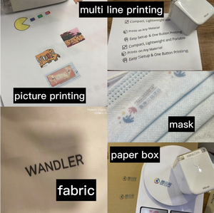 Mini dijital BASKI MAKİNESİ kod baskı el düzenlenen taşınabilir renkli mürekkep püskürtmeli yazıcı - Product Image 5