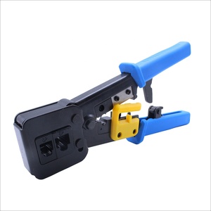 อีเธอร์เน็ต6P 8P สายเคเบิลเครือข่ายมือตัดผ่านเครื่องมือ CRIMPING คีม RJ45 - Product Image 3