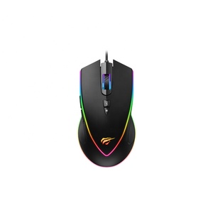 Havit hv-MS1017 di Gioco Del Mouse Cablato 3200 Dpi Programmabile Luce Respirazione Ergonomica Gioco Usb Del Computer Mouse Del Mouse Gamer Con Il Software - Product Image 1