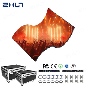 Lino 4,81mm LED-Schild im Freien P4.81 Vermietung LED-Matrix-Bildschirm Gebogener Bildschirm - Product Image 1