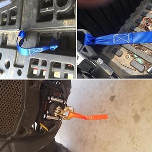 10 Pcs Soft <strong>Loop</strong> Tie Down <strong>Straps</strong> Ratchet Belts for Secure <strong>and</strong> Confident Trailer of Motorcycle Dirt Bike ATV UTV Soft <strong>Loops</strong> Set