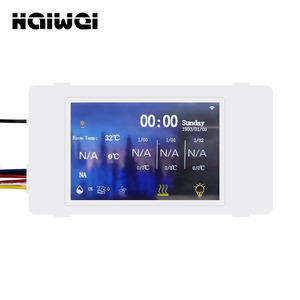 Tuya 12V 5A 60W luce LED CCT Dimmer rete di ricarica Wireless 4G APP controllo specchio sensore Touch con temperatura di tempo - Product Image 1