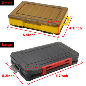 Baiyuheng 5 izgara plastik tam yem depolama besleyici Lures karışık kutusu çok fonksiyonlu olta takımı kutuları - Product Image 3
