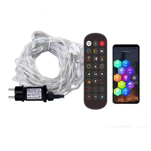 400 luci a tendina a Led con telecomando e controllo APP 6.5x6.5ft luci fatate sospese da te 5 modalità con ganci appesi Timer - Product Image 5