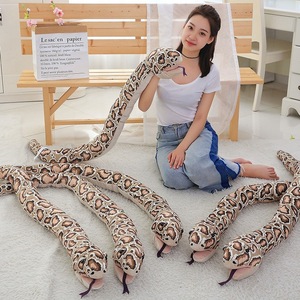 160cm di simulazione di pitone con stampa di rettili di serpente di peluche giocattoli di peluche bambola decorazione regali - Product Image 4