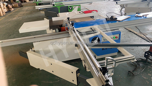 HYSEN hassas Panel testere 3200mm MJ6132TC ağaç İşleme paneli testere manuel sürgülü masa testere