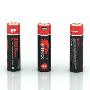 Yeni tip pil yerine USB şarj edilebilir pil 1.5v Li-ion hücre AA 8 paket lityum piller - Product Image 2