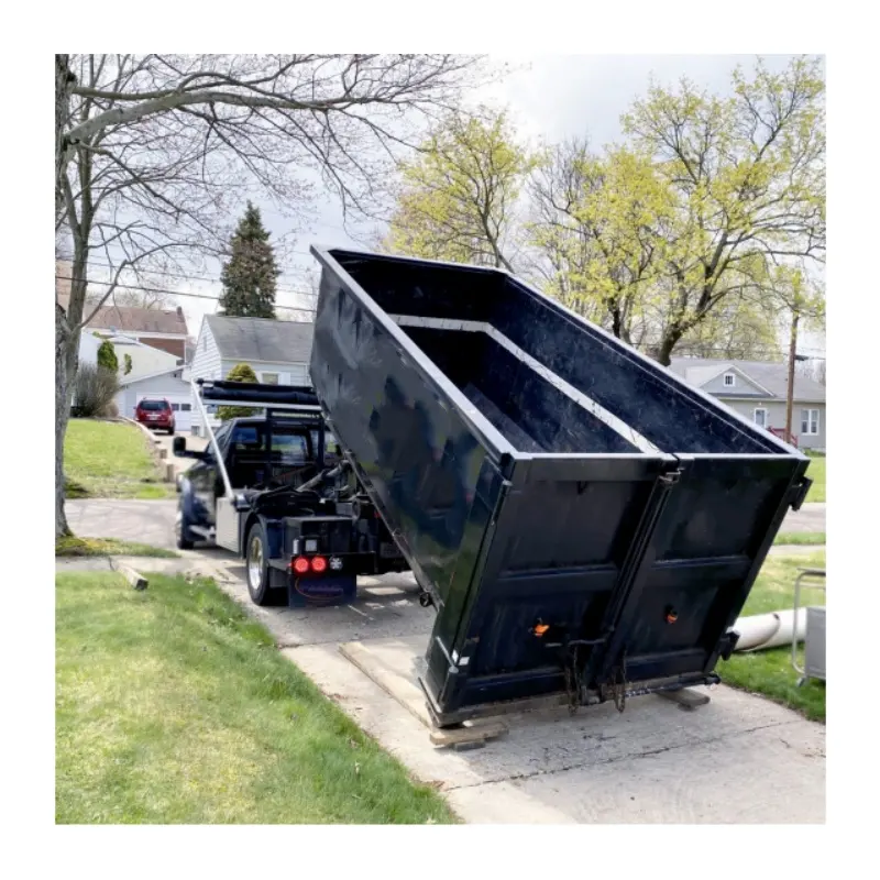 Semua ukuran disesuaikan Roll-Off Dumpster sampah Dumpster Roll Off Dumpster kontainer