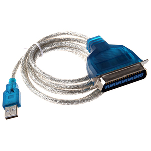 USB 2.0至25针DB25并行端口电缆IEEE 1284 1 mbps并行打印机适配器电缆，适用于电脑笔记本电脑 - Product Image 1