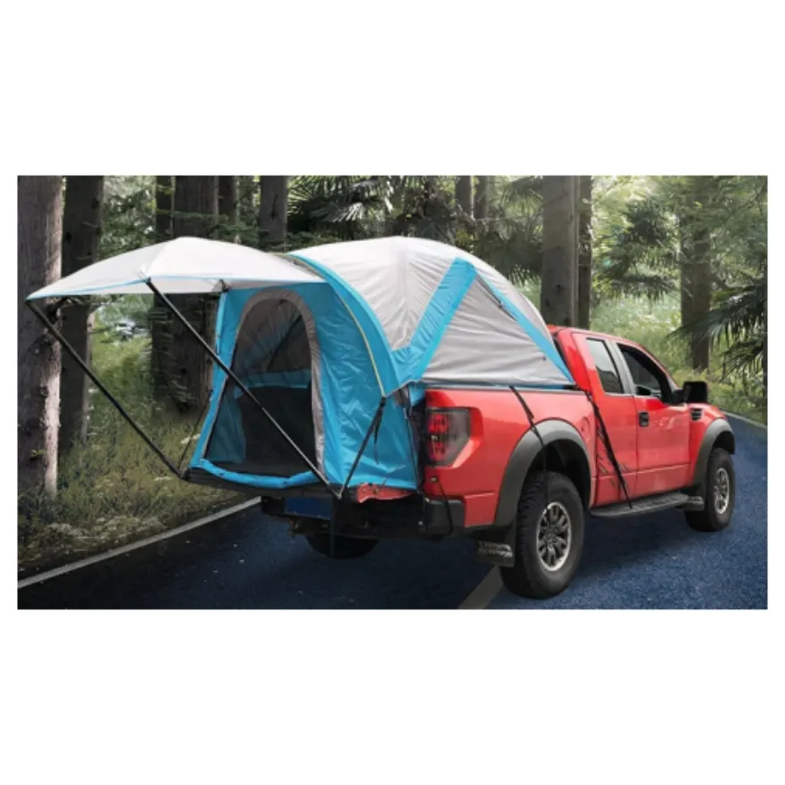 Impermeable Durable Camping Camper 2 personas Pick Up Car Truck Tent para camiones de tamaño completo Crew Cab