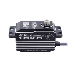 AGFRC A62BHS 16KG 0.058Sec Fast <strong>Speed</strong> HV Strong Metal Gears Brushless Digital Programmable Low Profile Servo for 1/10 RC Cars - Product Image 1