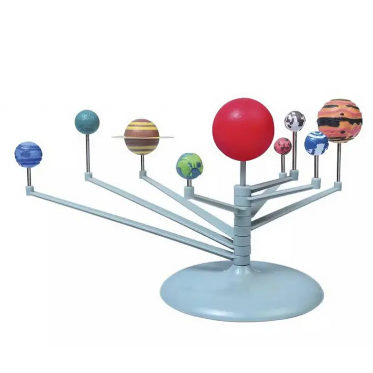 DIY Solar System Model Kit STEM Lernspiel zeug mit 9 Planeten und Paint Astronomy Science Project für Kinder
