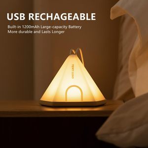 Wild Camping a luce ambientale cordino appeso <span class=keywords><strong>Timer</strong></span> USB ricaricabile lampada da tavolo luce notturna portatile regolabile luminosità