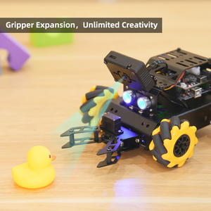 MiniAuto 4WD Mecanum Wheels AI Vision Roboter auto mit Gripper Support Line Follower und Robotic Kits zur Vermeidung von Hindernissen