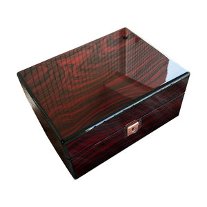 定制高端豪华钢琴漆表盒高光单表壳，带天鹅绒插入 - Product Image 2