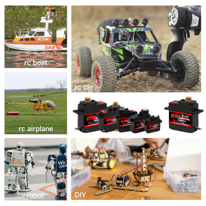 RCXAZ 2g 3.7g 4.3g 8g 17g 21g mikro dijital Servo JR fiş Mini Servo Motor RC araba sabit kanatlı uçak Robot aksesuarları için - Product Image 4