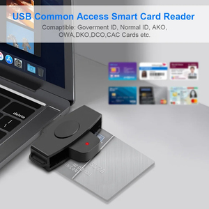 อะแดปเตอร์ตัวอ่านการ์ดอัจฉริยะแบบพกพาชนิด C แบบ USB การเข้าถึงทั่วไป CAC ซิมการ์ด/ชิปธนาคารเครื่องอ่านบัตรสำหรับแล็ปท็อปโทรศัพท์ - Product Image 4