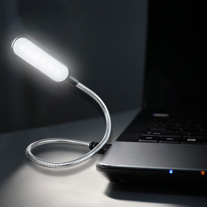 Mini luce USB per tastiera, luce flessibile per Laptop USB, lampada USB regolabile per Computer Notebook (struttura, sorgente di illuminazione a LED - Product Image 3