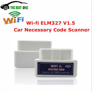 Mejorado para el programa ARM V1.5 Elm327 Wifi OBD Herramienta de diagnóstico automático OBD2 Wifi Escáner Lector de código
