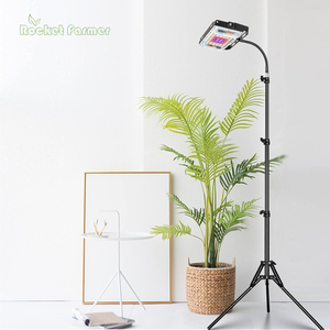 สวิตช์เปิด/ปิดขยายหลอดไฟเต็มสเปกตรัม30W ไฟพื้น LED พร้อมขาตั้งกล้องแบบปรับได้ขนาด15-48นิ้วสำหรับพืชในร่ม - Product Image 4