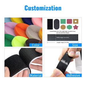 Cinta magnética de nailon directa de fábrica con cierre de gancho y bucle de correa elástica ajustable ecológica para ropa negro blanco colorido - Product Image 6