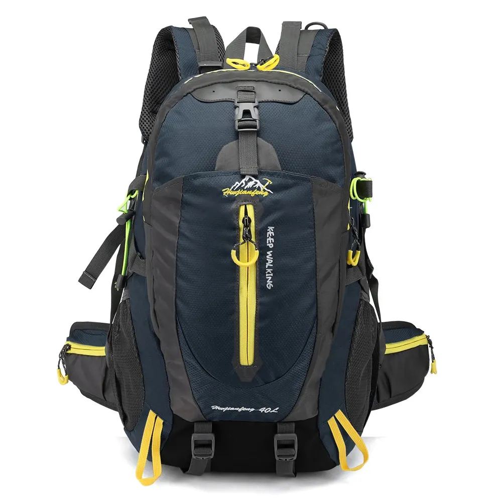 Escalada impermeable mochila 40L deportes al aire libre bolsa de Camping senderismo mochila mujer Trekking bolsa para hombres