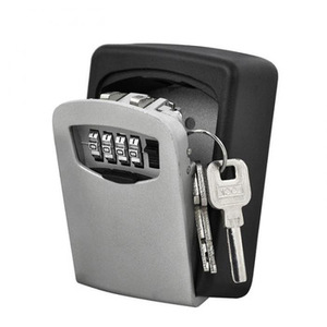Cheap Full Plastic Key Lock Box 4 Digits Combination Weatherproof Wall <strong>Mount</strong> Key Safe <strong>Hide</strong> a Key Outside with Resettable Code - Product Image 5