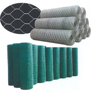 PVC Coated 3/4&quot; Hexagon Wire <strong>Mesh</strong> Roll for <strong>Net</strong> <strong>Hexagonal</strong> Chicken Wire <strong>Mesh</strong> Fence - Product Image 1